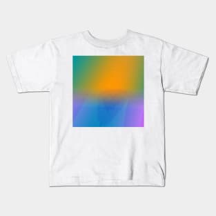 green blue red white abstract texture background Kids T-Shirt